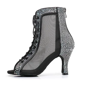 BOTTINES HEELS STRASS "ELEGANCIA"