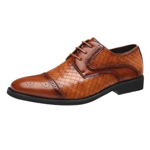 CHAUSSURES DE DANSE HOMME MARRON TRESSÉ