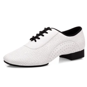 CHAUSSURES DE DANSE CUIR BLANC
