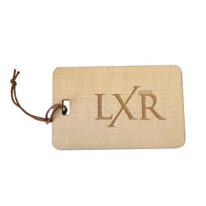 Bag tag bois personnalisable