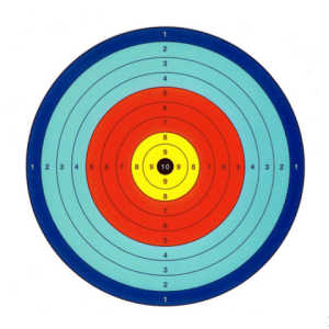 Blowgun target