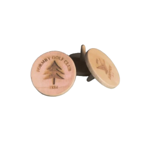 Ball marker 25 MM bois personnalisable