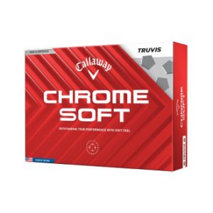 Balle de golf Callaway Chrome Soft Truvis personnalisable