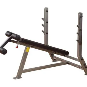 Banc developpé décliné olympique