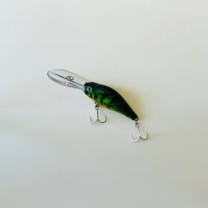 Leurre crankbait premium : La clé pour attraper des brochets 15 grammes couleur vert