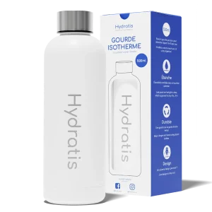 HYDRATIS GOURDE ISOTHERME BLANCHE