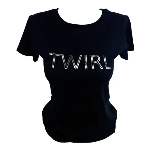 Tee shirt "Twirl" Strass