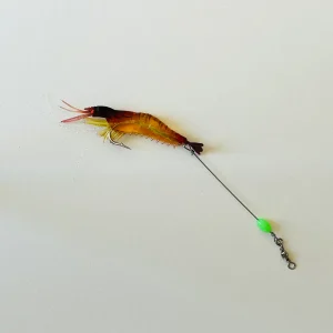 Crevette Souple : Le leurre parfait pour imiter les proies naturelles 5,5 grammes orange