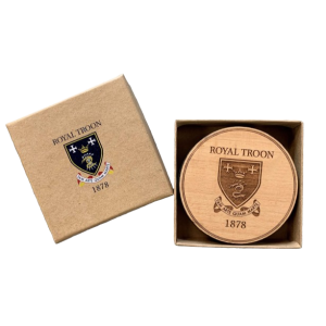 Set de 4 sous-verres personnalisables en bois