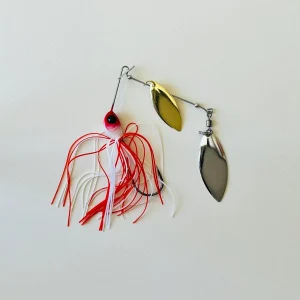 Spinnerbait Pro pour la pêche : Le leurre indispensable pour attraper plus de brochets couleur rouge