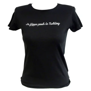 Tee shirt avec message Twirling