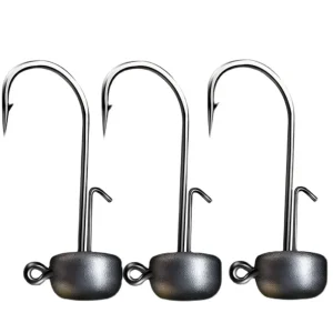 Têtes Plombées de Performance Supérieure en Lot de 3 - Choisissez Parmi 3 Tailles pour une Pêche Victorieuse