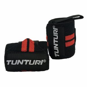 Wrist Wraps Noir et Rouge (la paire)