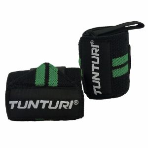 Wrist Wraps Noir et Vert (la paire)