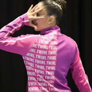 Veste Twirl nuances de rose